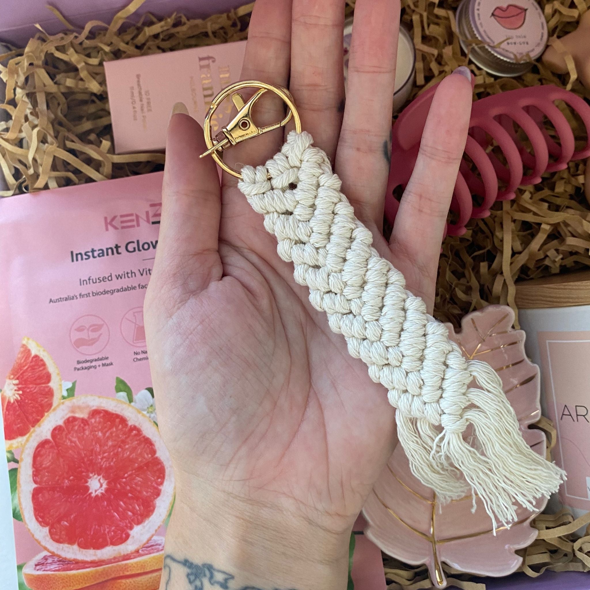 Macramé Key Ring