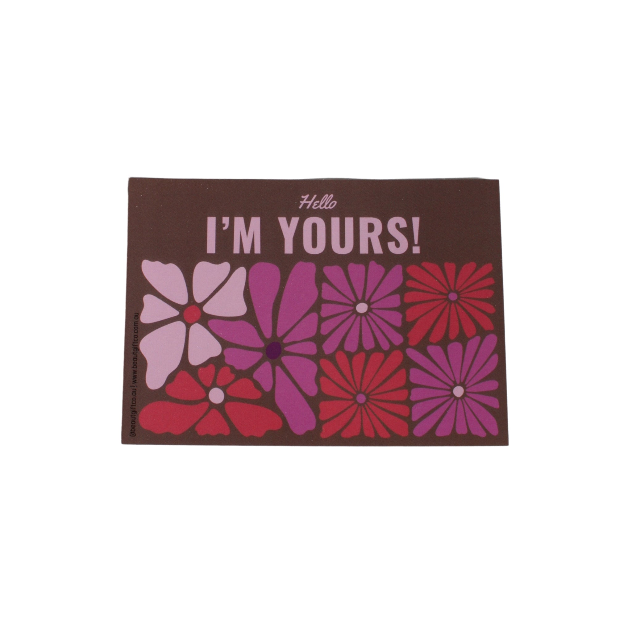 HELLO IM YOURS CARD