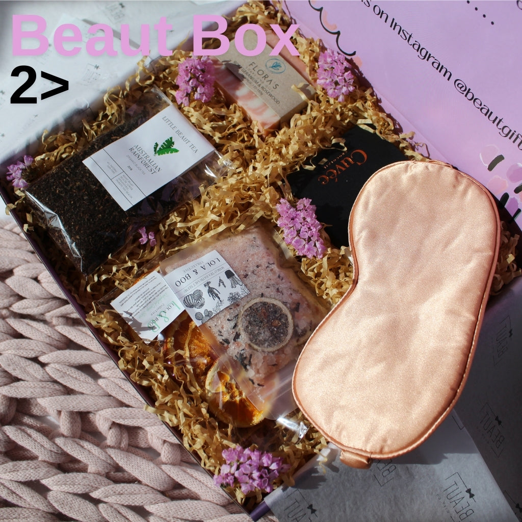 A beautifully curated, affordable Beaut Box filled with unique treats and surprises. Perfect for any occasion, valued over $69