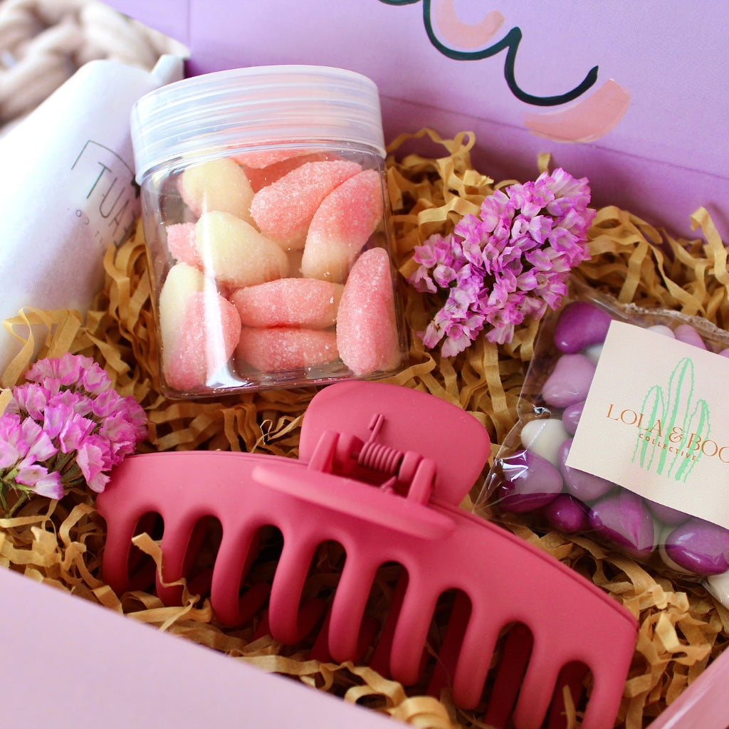 L&B Mini Candy Pot - Pink hearts