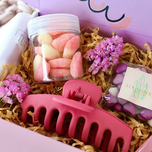 L&B Mini Candy Pot - Pink hearts