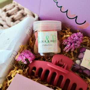 L&B Mini Candy Pot - Pink hearts