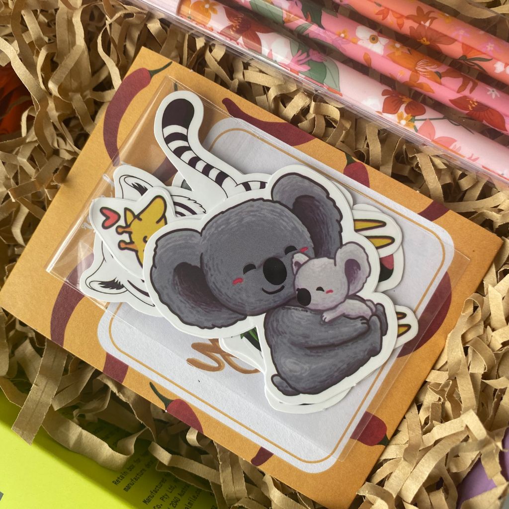 Cute Sticker Pack – Handmade in Sydney by Lola & Boo Collective – Perfect for Laptops, Planners, Water Bottles & Gifts – Choose Your Theme