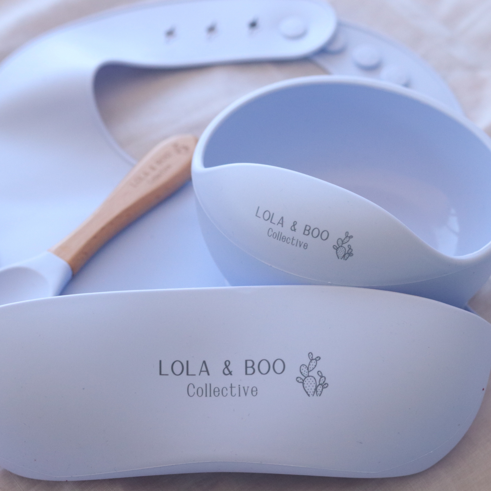 baby gift set, blue silicone feeder set, new mum, baby shower gift