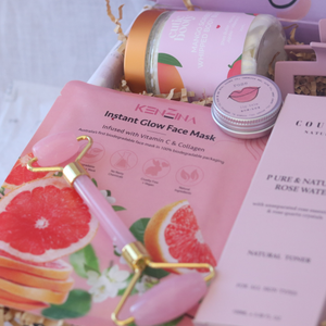 pink sheet face mask by kenzina skin