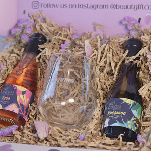 custom engraved whisky and wine glasses, with name or initials engraved, high quality glass