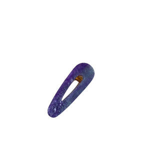 purple galaxy style hair clip