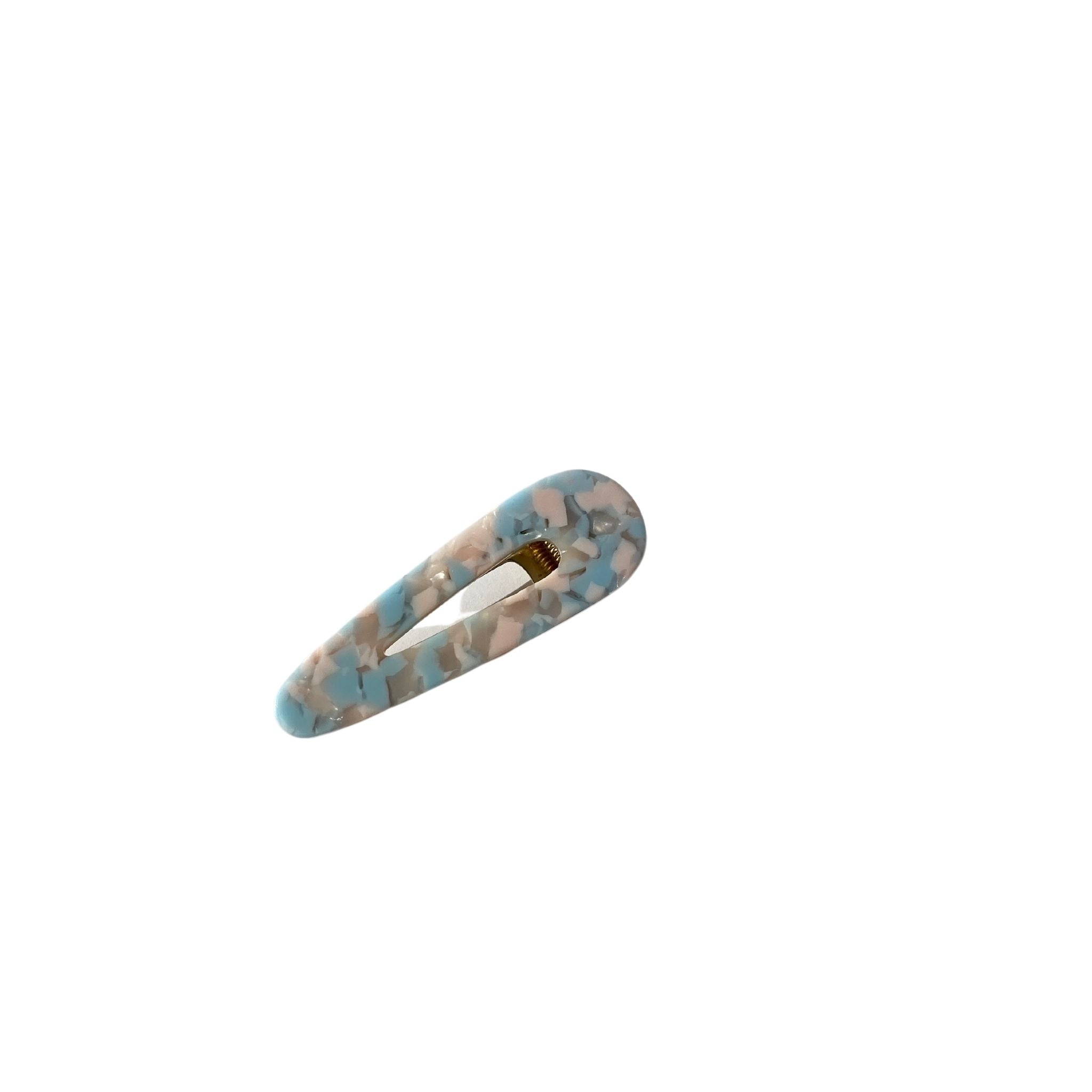 light blue hair clip