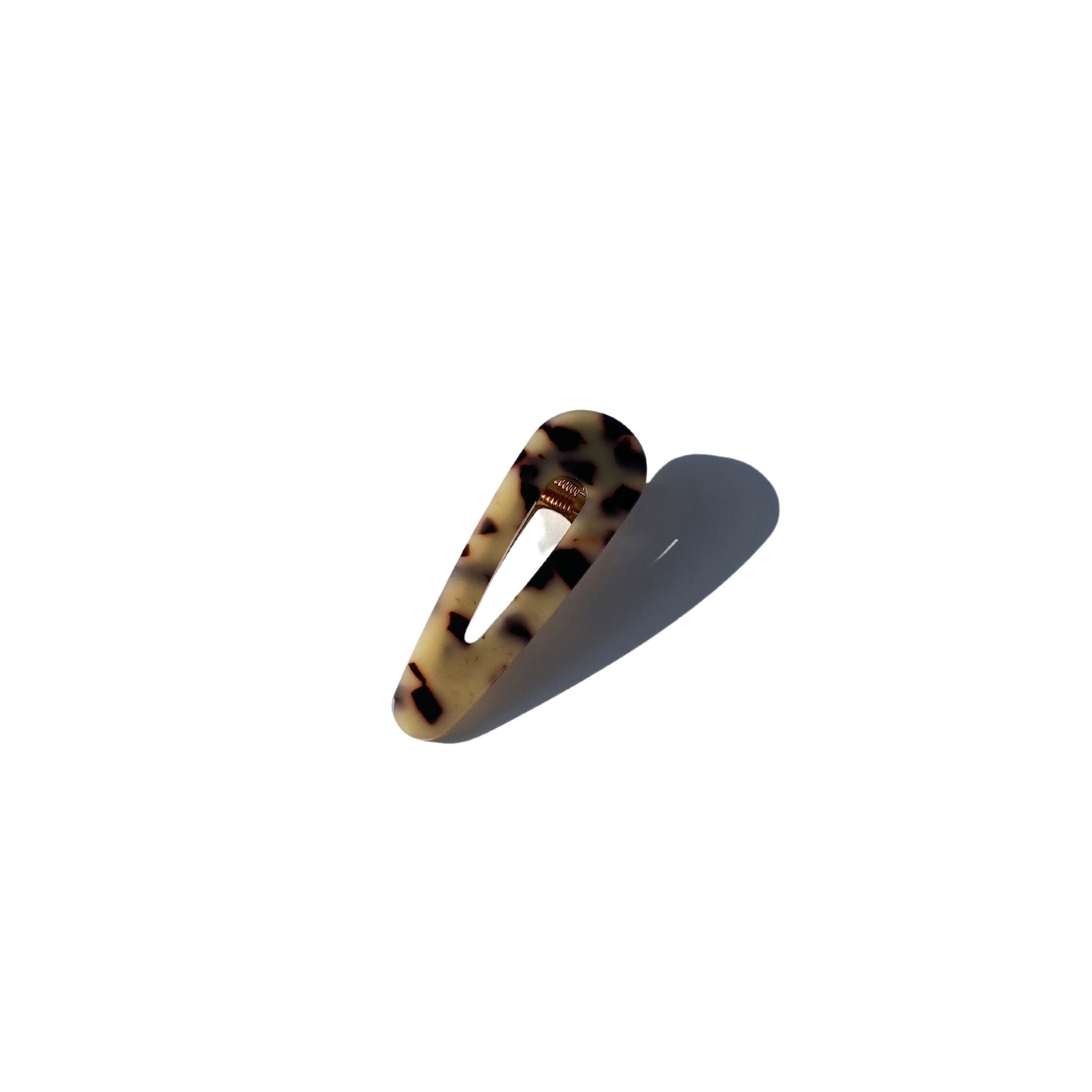 leopard print hair clip