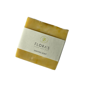 Eco-friendly Shaving Soap Bar with Cedarwood and Clove essential oils, perfect for a smooth, irritation-free shave.