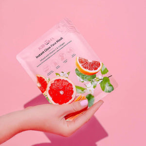 pink sheet face mask by kenzina