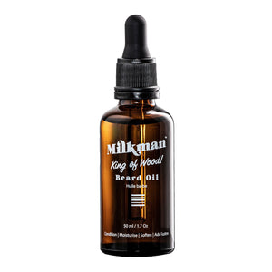 milk man beard oil 50ml wood flavour