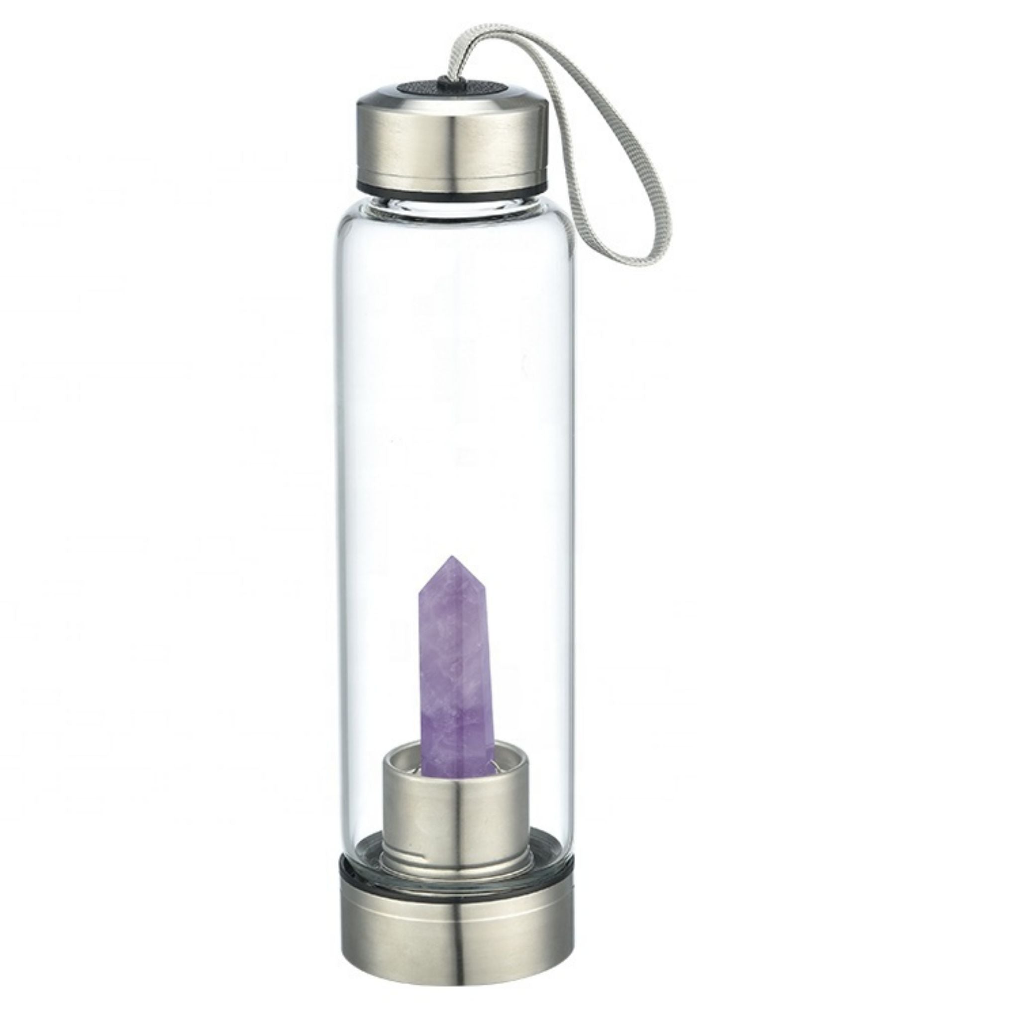 L&B Amethyst Crystal Water Bottle